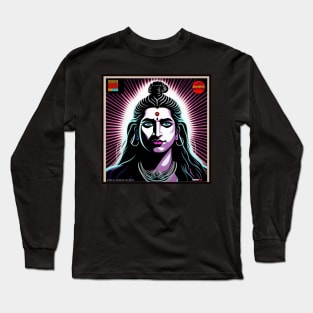 Dancing With Lord Shiva Vinyl Record Vol. 10 Long Sleeve T-Shirt